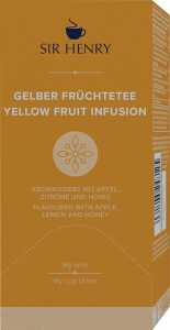Sir Henry Gelber Früchtetee, 25 Portionsbeutel á 2,2 g