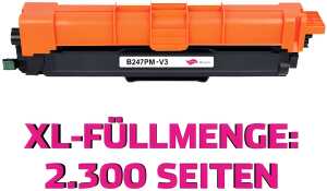 New Build Toner, ersetzt Brother TN-247M, magenta