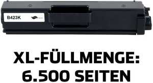 New Build Toner, ersetzt Brother TN-423BK, ca. 6.500 Seiten, schwarz
