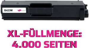 New Build Toner, ersetzt Brother TN-423M, ca. 4.000 Seiten, magenta