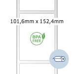 Herma Thermo-Rollenetiketten 101,6 x 152,4 mm weiss 1...