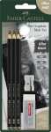 Faber Castell Bleistift Pitt Graphite Matt HB+2B+4B 3er