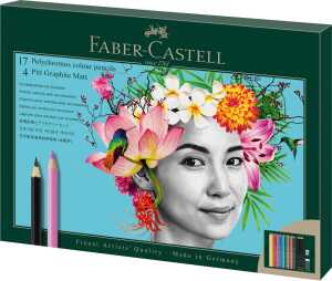 Faber Castell Pitt Graphite Matt und Polychromos 23er Set
