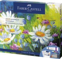 Faber Castell Acrylmalset inkl. Zubehör 18-teilig