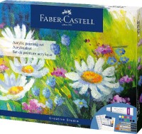 Faber Castell Acrylmalset inkl. Zubehör 18-teilig