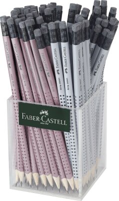 Faber Castell BS Grip 2001 mit Radierer B 72er Köcher