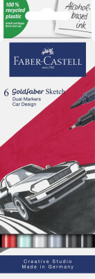 Faber Castell Sketch Marker Gofa 6er Etui Car design