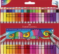 Faber Castell Doppelfasermaler 40er Etui