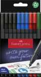 Faber Castell Finepen Grip 0,4 mm Office 10er Etui