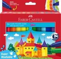 Faber Castell Filzstift Jumbo Sup. Washable 24er