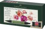 Faber Castell Tuschestift PAP Dual Marker 5er Flowers