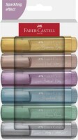 Faber Castell Textmarker TL 46 Metallic 6er Kartonetui