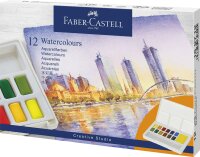 Faber Castell Aquarellfarben in Näpfchen 12er Etui