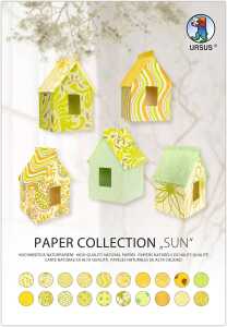 PAPER COLLECTION "SUN"23x33CM,20BL. SORTIERT