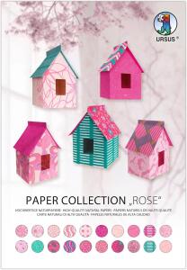PAPER COLLECTION "ROSE"23x33CM,20BL. SORTIERT