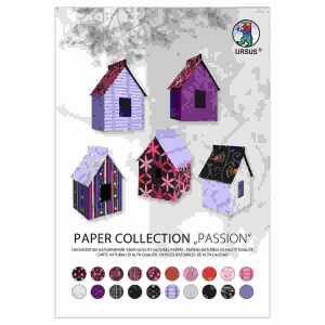 PAPER COLLECTION "PASSION"23x33CM,20BL. SORTIERT