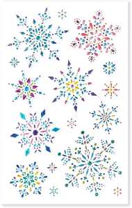 CRYSTAL-STICKER "EISKRISTALLE"