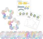 LATERNEN-ROHLINGE"TWINKLE STAR"SILBER-METALLIC25ST