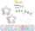 LATERNEN-ROHLINGE"TWINKLE STAR"SILBER-METALLIC25ST
