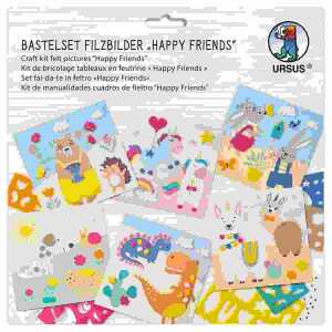 BASTELSET FILZBILDER "HAPPY FRIENDS"