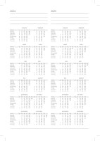 2025 ADINA Wochenkalender A5 1 W= 2S 128 Seiten mit Eckperforation mit Leseband mit Stiftehalterung