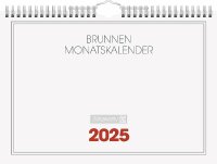 2025 Brunnen Monatskalender A4quer 1S/1Monat