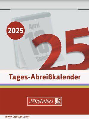 2025 Brunnen Tagesabreißkalender 53,6x71mm Nr.2