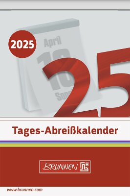 2025 Brunnen Tagesabreißkalender 65x98mm Nr.4