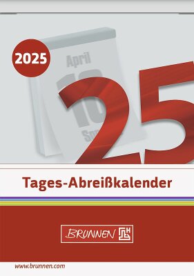 2025 Brunnen Tagesabreißkalender 81x106mm Nr.5