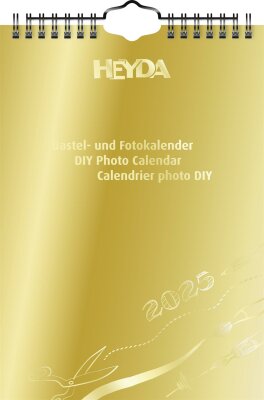 2025 Heyda Bastelkalender 2025 A5 gold