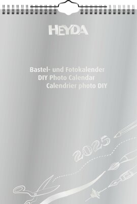 2025 Heyda Bastelkalender 2025 A4 silber