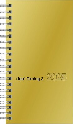 2025 Rido TaschenkalenderTiming2 gold