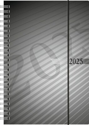 2025 Rido Buchkalender futura2 PP schwarz