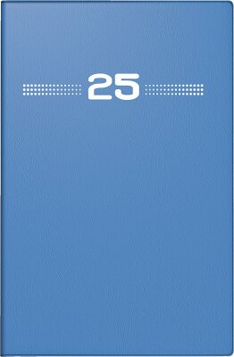 2025 Rido Taschenkalender Partner 1W/2S blau