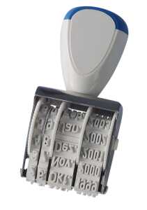 WEDO Stempel Datum in Buchst. Industriemodell 4x26mm