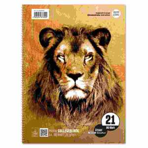 Design CBlock Animals Lin21 A4 80 Bl. 70g/qm 9mm liniert 4-Loch