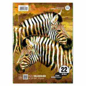 Design CBlock Animals Lin22 A4 80 Bl. 70g/qm 5mm kariert 4-Loch
