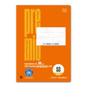 Staufen Vokabelheft Premio DIN A6 liniert 90g/m² 32 Bl.