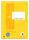 Staufen Premio Schulheft A4 16 Bl 90g Lin29 gelb 5x9mm rautiert mit RL