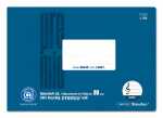 Staufen Notenheft A5 quer LinNH 90g/qm blau 6 Notensys +...