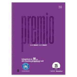 Staufen CB A4 80 Blatt Lin.25 90g violett 9mm lin. m. Rand 4-Loch