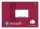 Staufen Notenheft A5 quer LinN 8 Blatt 90g/qm bordeaux 6 Notensys.