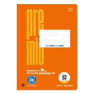 Staufen Vokabelheft Premio DIN A4 liniert 90g/m² 24 Bl.