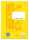 Staufen Schulheft A4 32 Bl 90g Lin1 hellgelb 5/5/5mm liniert farbig