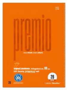 Staufen Linksh. CB A4 80 Lin.28 80 Bl. 90g/qm 5mm kar mit RL 4-Loch