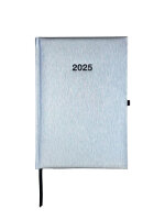 2025 ADINA Wochenkalender A5+silber-metallic 24x16cm 1...