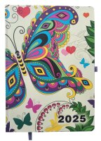 2025 ADINA Motiv-Wochenkalender Schmetterling A5 1 W= 2S...