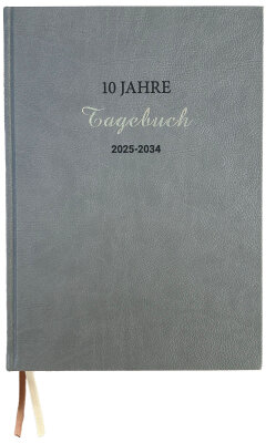 2025 ADINA 10 Jahre-Erinnerungs-Tagebuch-Kalender 1 Seite = 10x 1 Tag pro Jahr, A4