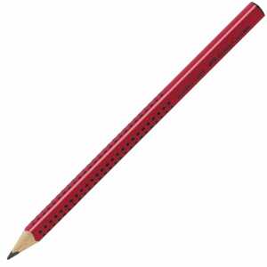 FABER-CASTELL Bleistift Jumbo Grip B rot