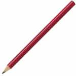FABER-CASTELL Bleistift Jumbo Grip B rot